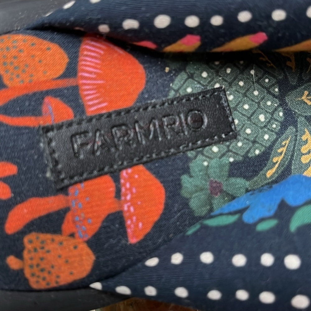 FARM Rio Multicolor Patterned Footwear Size 8 - Picture 4 of 8